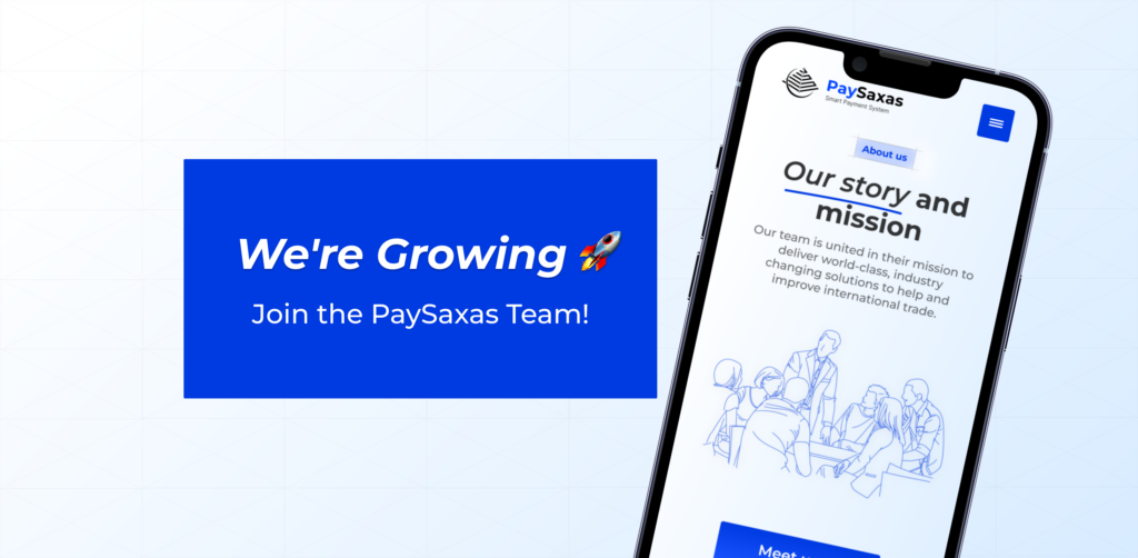We're Growing - Join the PaySaxas Team!