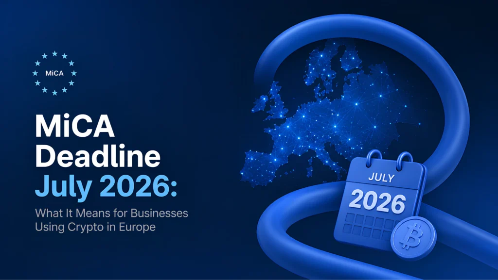 MiCA Deadline July 2026: What It Means for Businesses Using Crypto in Europe