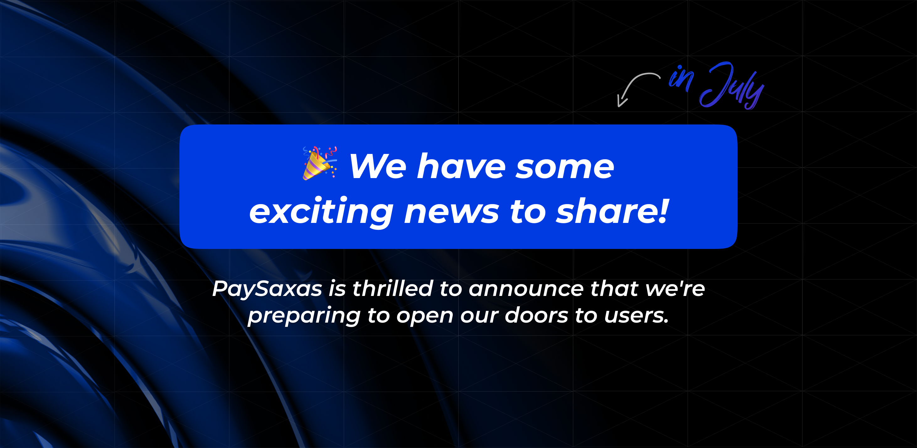 We have some exciting news to share!