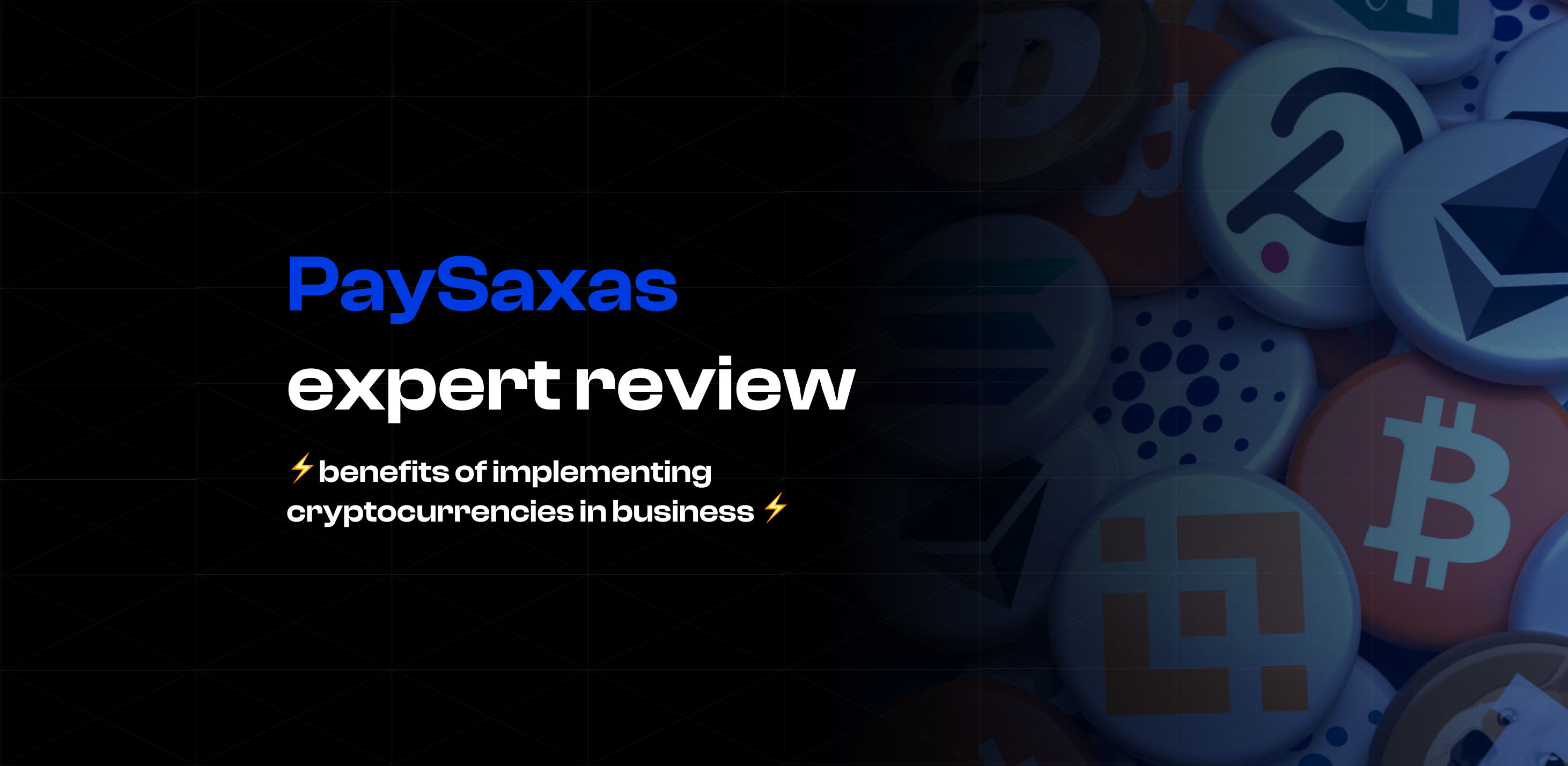 PaySaxas expert review: benefits of implementing cryptocurrencies in business